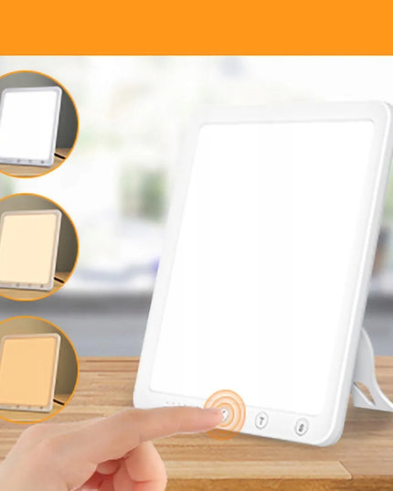 Šviesos terapijos lempa, 10 000 liuksų, laikmatis, 5 ryškumo lygiai