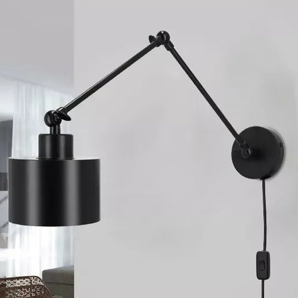 Sieninis šviestuvas LOFT Edison LED su jungikliu
