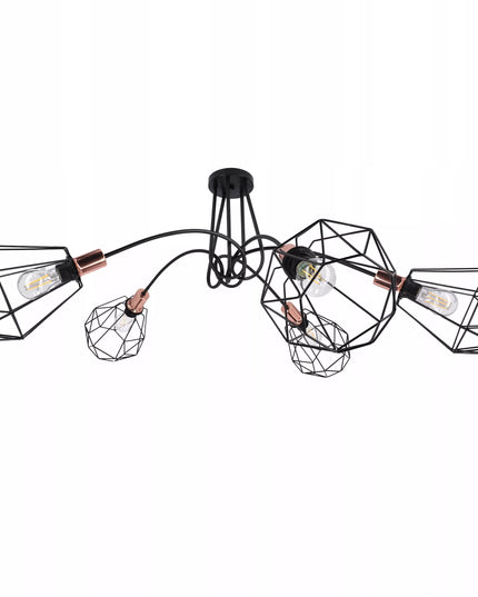 Pakabinamas lubinis šviestuvas Diament Loft Retro sietynas