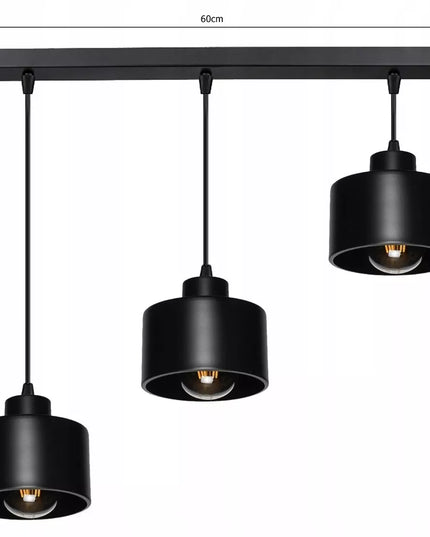 Pakabinamas lubinis šviestuvas Loft Retro stiliaus liustra