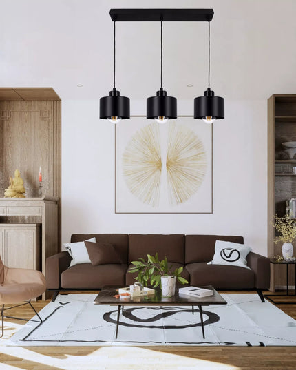 Pakabinamas lubinis šviestuvas Loft Retro stiliaus liustra