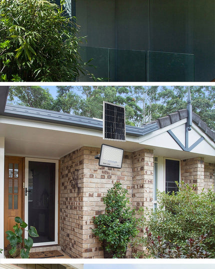 LED gatvės šviestuvas HALOGEN Saulės prožektorius 100W Saulės panelė Solar