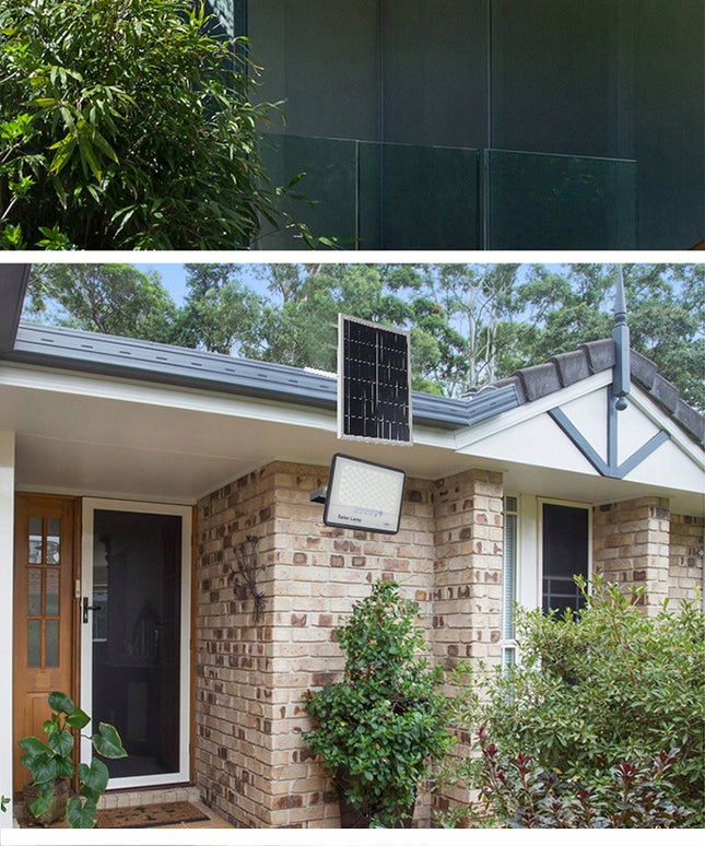 LED gatvės šviestuvas HALOGEN Saulės prožektorius 100W Saulės panelė Solar