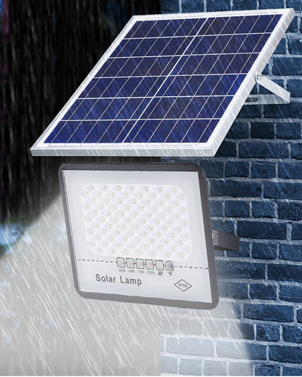 LED gatvės šviestuvas HALOGEN Saulės prožektorius 100W Saulės panelė Solar