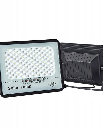 LED gatvės šviestuvas HALOGEN Saulės prožektorius 100W Saulės panelė Solar