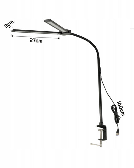 LED stalinė lempa mokyklai, braižymo lempa biurui, 14W CCT