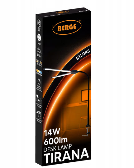 LED stalinė lempa mokyklai, braižymo lempa biurui, 14W CCT