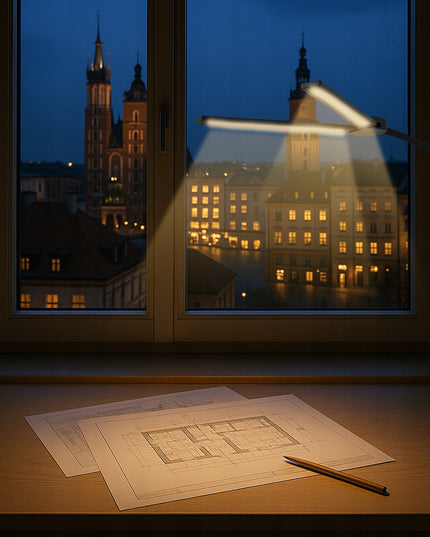 LED stalinė lempa mokyklai, braižymo lempa biurui, 14W CCT