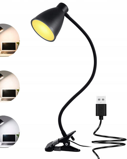 LED stalinė lempa su spaustuku, pritemdoma, 40xLED