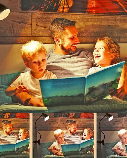 LED stalinė lempa su spaustuku, pritemdoma, 40xLED