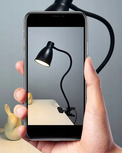 LED stalinė lempa su spaustuku, pritemdoma, 40xLED