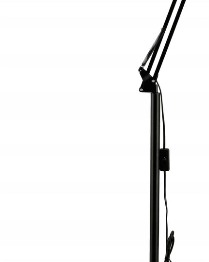 Grindinis stovintis LED šviestuvas, 1xE27, 185 cm, reguliuojamas, tvirtai pagamintas