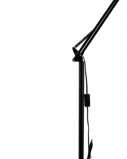 Grindinis stovintis LED šviestuvas, 1xE27, 185 cm, reguliuojamas, tvirtai pagamintas