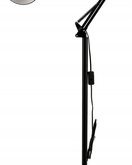 Grindinis stovintis LED šviestuvas, 1xE27, 185 cm, reguliuojamas, tvirtai pagamintas