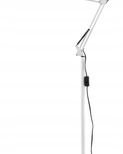 Stalinė LED lempa 1xE27 185CM Stabili + Reguliuojama BALTA