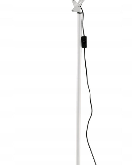 Stalinė LED lempa 1xE27 185CM Stabili + Reguliuojama BALTA