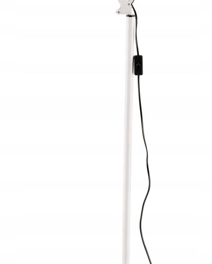 Stalinė LED lempa 1xE27 185CM Stabili + Reguliuojama BALTA