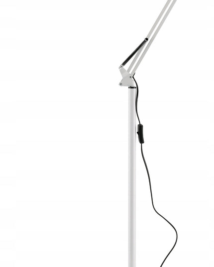 Stalinė LED lempa 1xE27 185CM Stabili + Reguliuojama BALTA