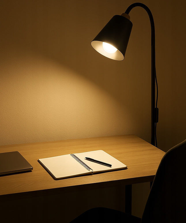 Pastatoma grindų lempa LED 1xE27 150cm LOFT skaitinė metalinė