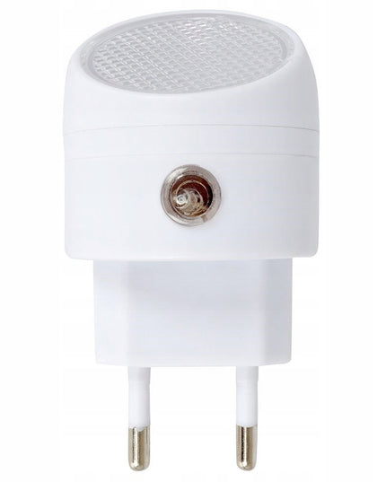 LED naktinė lemputė į rozetę su tamsos jutikliu