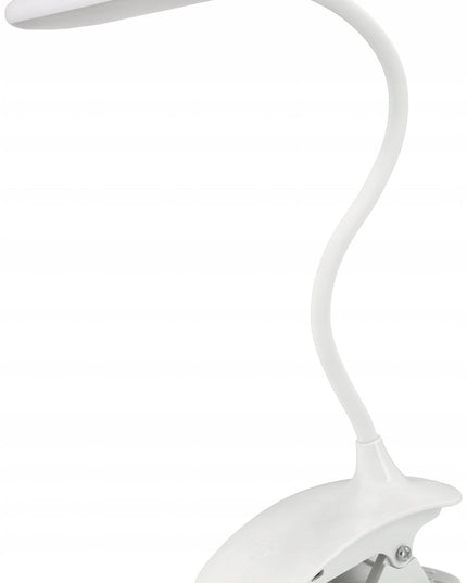 Stalinė LED lemputė su spaustuku, 5W, pritemdoma, su USB, 230V