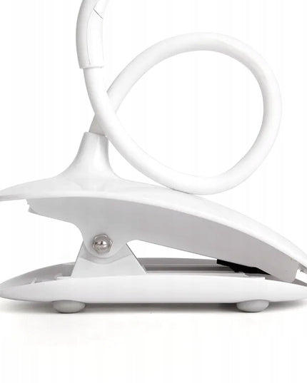 Stalinė LED lemputė su spaustuku, 5W, pritemdoma, su USB, 230V