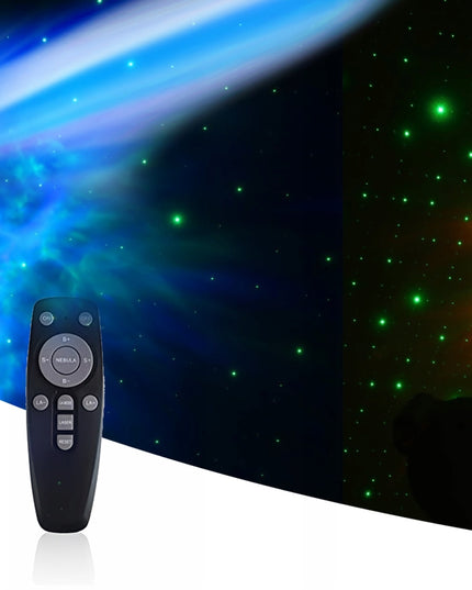 LED Naktinė Lemputė Žvaigždžių Projektorius Galaktikų Kosmoso Sėdintis Astronautas su Pultu