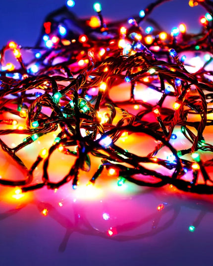 Kalėdinės lemputės 300 LED LAUKO PASTOVIAI + MIRKSĖJIMAS PREMIUM