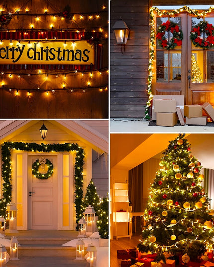 Kalėdinė girlianda 500 LED baltos šiltos LAUKE / VIDAUS