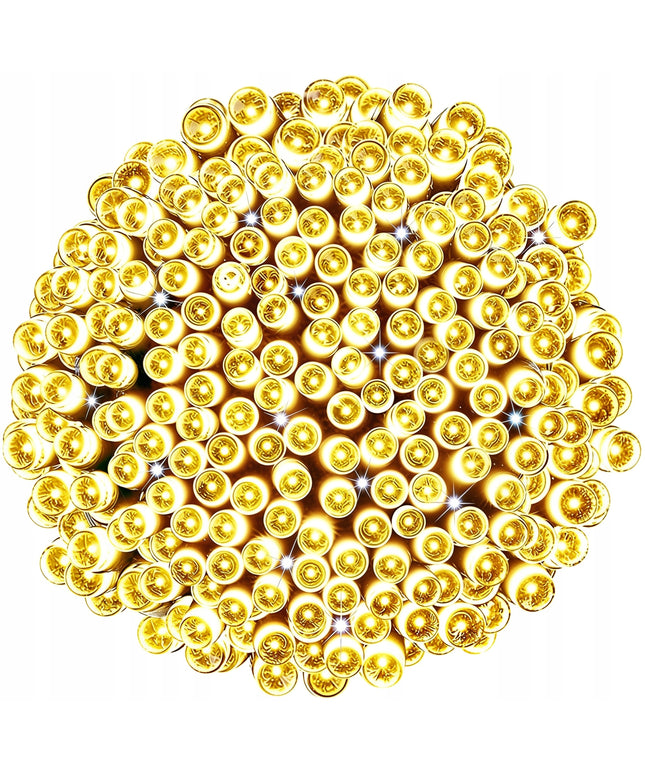 Kalėdinė girlianda 500 LED baltos šiltos LAUKE / VIDAUS