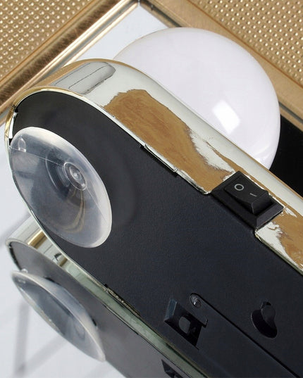 Lemputės ant veidrodžio, lempos su siurbtukais makiažo veidrodžiui, lempučių juosta