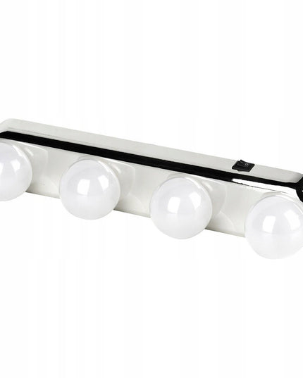 Lemputės ant veidrodžio, lempos su siurbtukais makiažo veidrodžiui, lempučių juosta