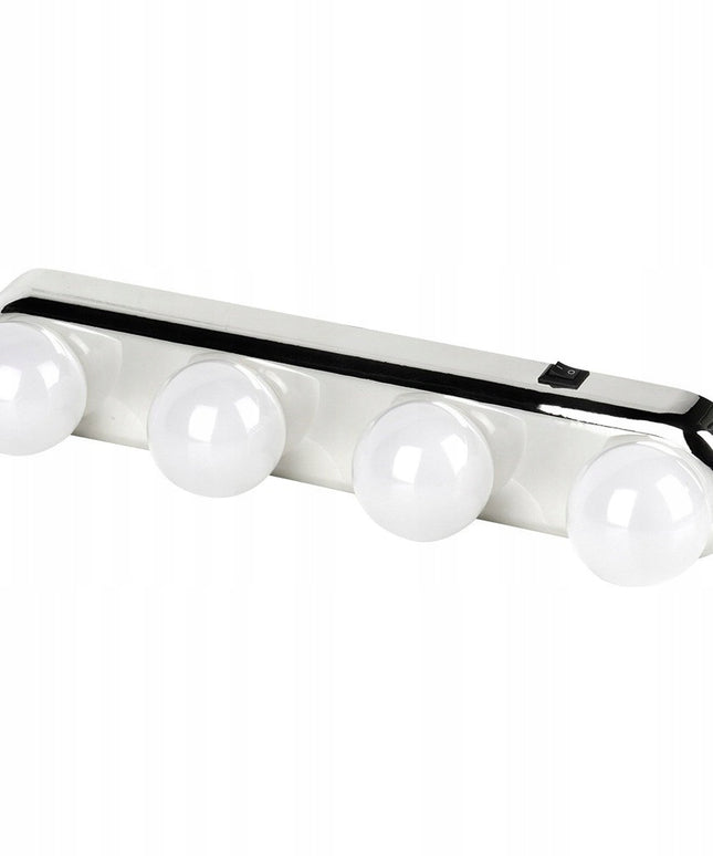 Lemputės ant veidrodžio, lempos su siurbtukais makiažo veidrodžiui, lempučių juosta