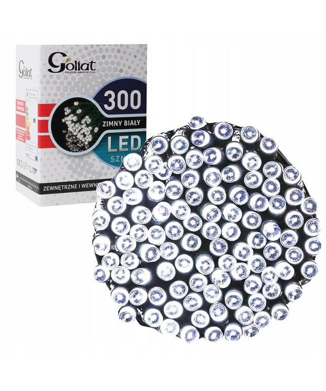 Goliat 300 LED kalėdinė girlianda, skirta naudoti patalpose ir lauke