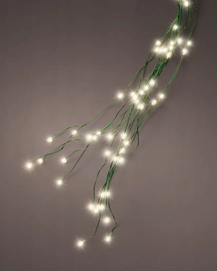 LUMINEO kalėdinės LED lemputės, 832 diodai, 2,4 m, šiltai balta šviesa