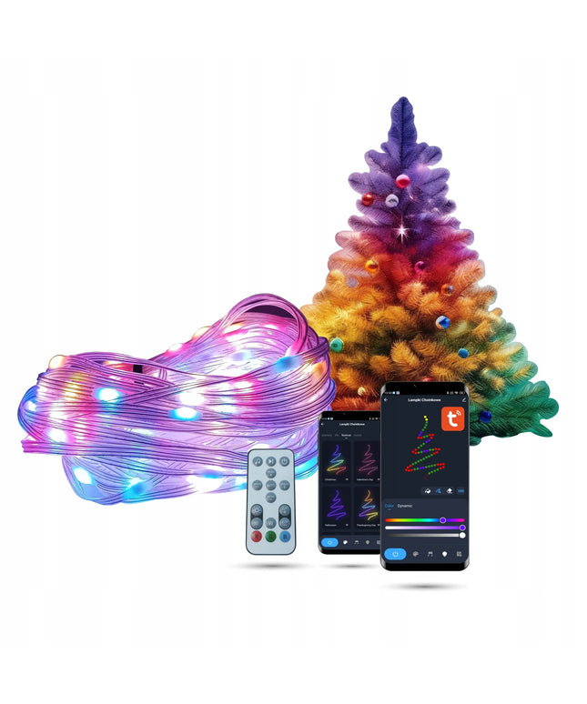 „Tuya Music“ „WiFi“ LED kalėdinė girlianda, 10 m