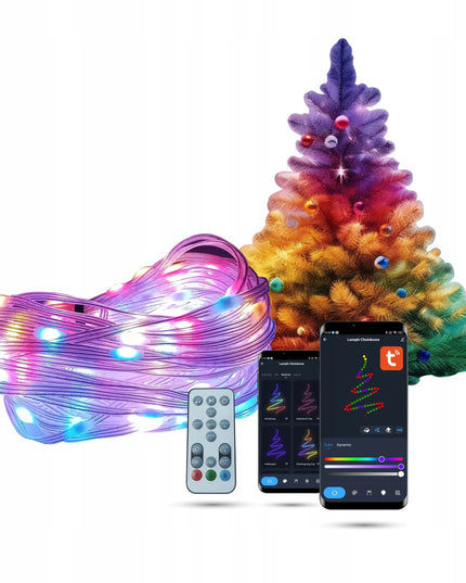„Tuya Music“ „WiFi“ LED kalėdinė girlianda, 10 m
