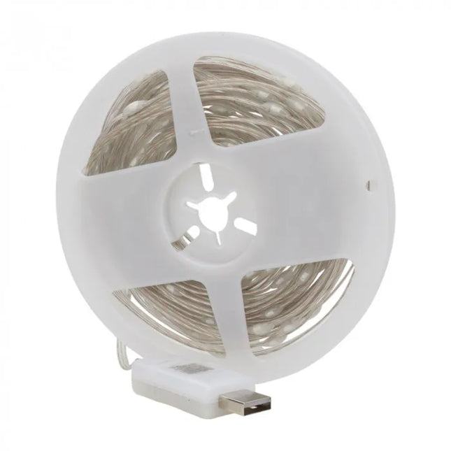 „Ecolight“ lauko kalėdinės girliandos, 200 RGB LED, 10 m, „Bluetooth“, USB