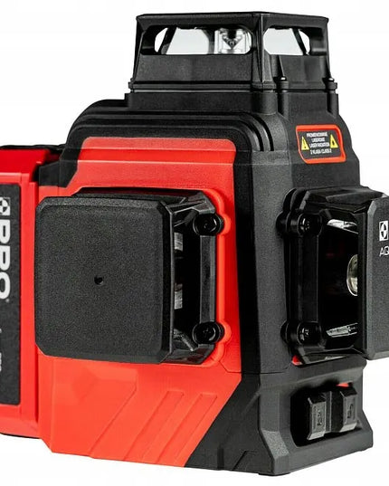 Kryžminis lazeris PRO AQ3DG daugialinijis 3D 3x360 žalias spindulys, „Plus“ rinkinys