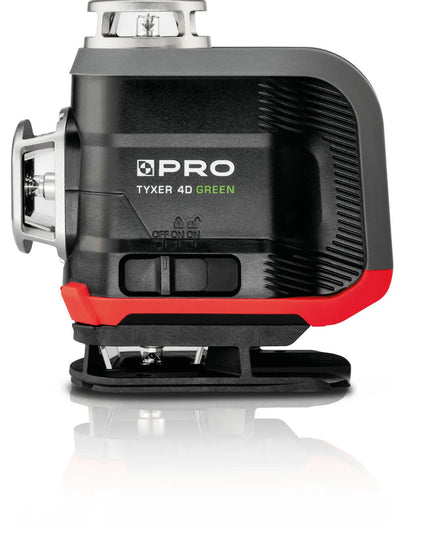 Daugialinijinis lazeris PRO TYXER 4DG PLUS, rinkinys su žaliu spinduliu, lagaminu, akiniais ir laikikliu