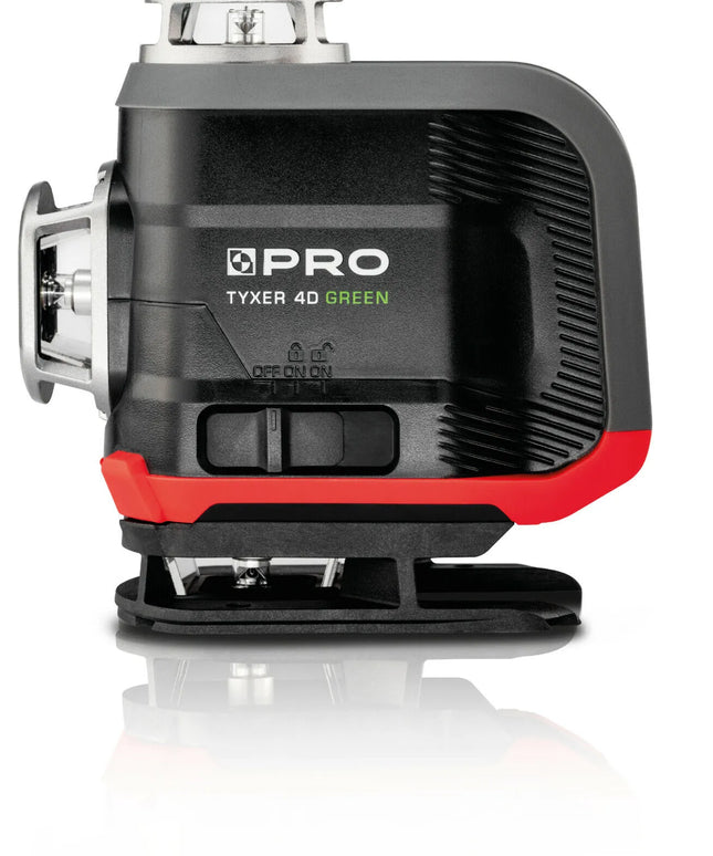 Daugialinijinis lazeris PRO TYXER 4DG PLUS, rinkinys su žaliu spinduliu, lagaminu, akiniais ir laikikliu