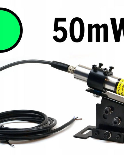 Žalias linijinis lazeris 50mW IP67 520nm LAMBDAWAVE