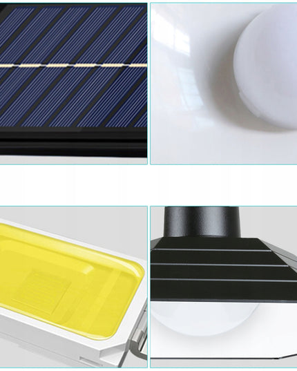 Lauko, sodo šviestuvas 800 lm 2 vnt. su saulės baterija