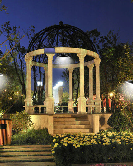 Lauko, sodo šviestuvas 800 lm 2 vnt. su saulės baterija