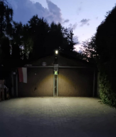 Lauko, sodo šviestuvas su saulės baterija 180W 3000lm