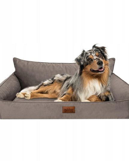 Doggy Joker Fancy XL šunų ir kačių gultas-lova, 82x63 cm, nuimamas užvalkalas, rudas