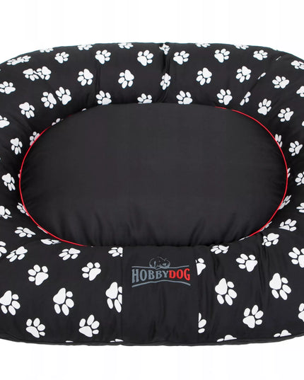 Hobbydog PONTON XXL šuns gultas su pėdučių raštu