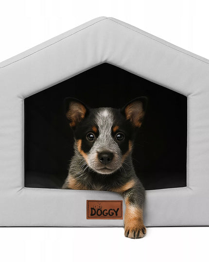 Šuns guolis-būdelė "Doggy Smart R1" su pagalve, 46x50x38 cm