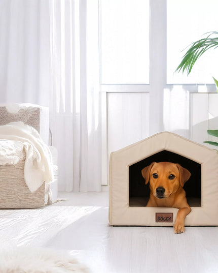 Šunų namelis-guolis Doggy Smart R1 – audinio guolis su pagalve 46x50x38 cm