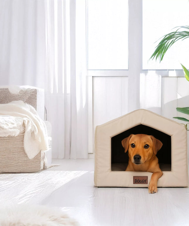Šunų namelis-guolis Doggy Smart R1 – audinio guolis su pagalve 46x50x38 cm